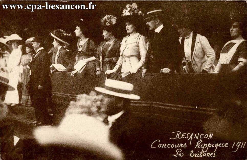 BESANCON - Concours hippique 1911- Les Tribunes